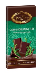 «ШикоВлад», темный шоколад с морской капустой